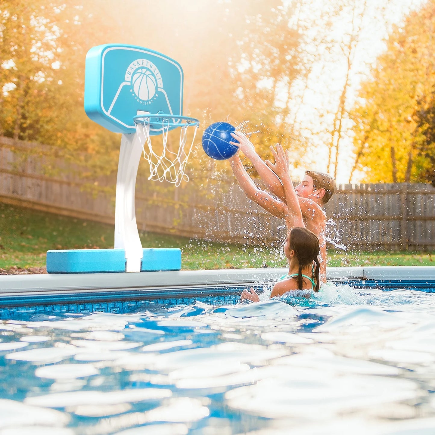 48" - 78" Adjustable Height Poolside Basketball System (Kids)